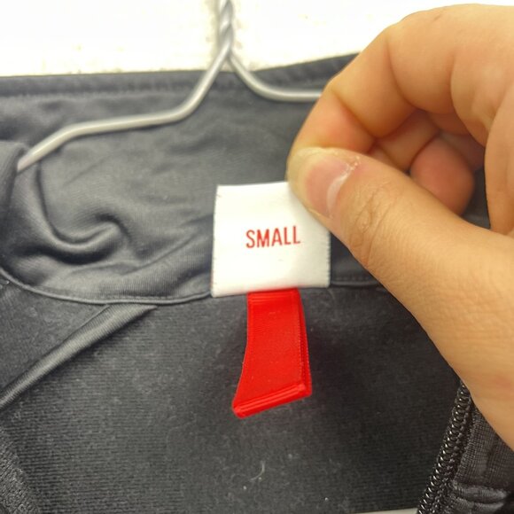 Kappa Black Track Jacket Omini Logo Tape Full Zip Retro Sportswear Women’s Sz S - Picture 7 of 14